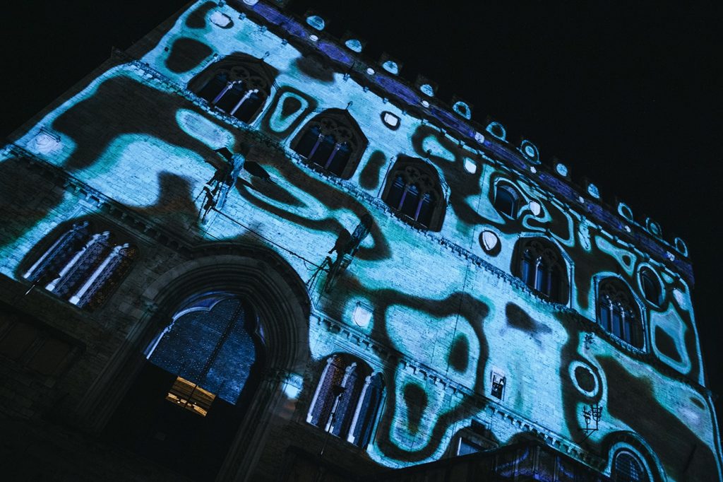 videomapping Palazzo dei Priori Perugia